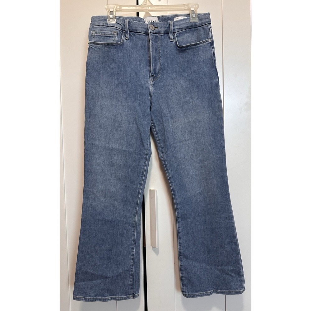 Frame le Crop Mini Boot Jeans Size 31
